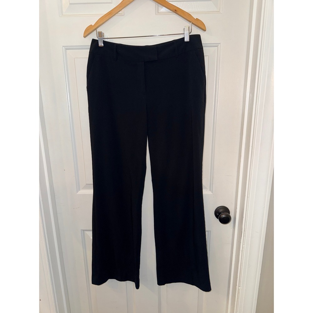 Worthington Modern Fit Black Wide Leg Dress Pants Womens Size 8 Trousers